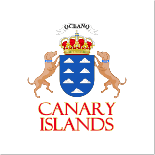 Canary Islands - Coat of Arms Design Posters and Art